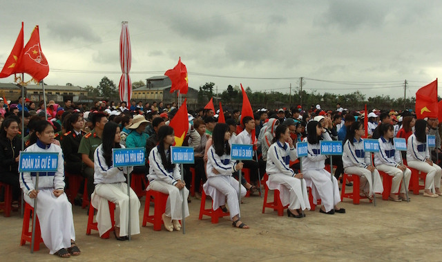 Đoàn viên thanh niên dự lễ khởi động Tháng thanh niên