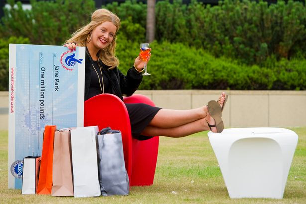 Jane Park khi mới trúng số độc đắc.