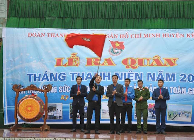 Lễ ra quân Tháng Thanh niên năm 2017 tại huyện Kỳ Anh.