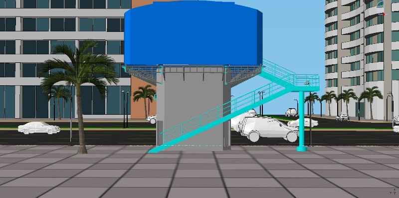 Bản thiết kế cầu vượt bộ hành "5 sao".