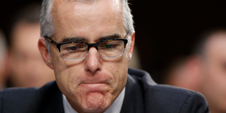 Ông Andrew McCabe. Ảnh: AFP