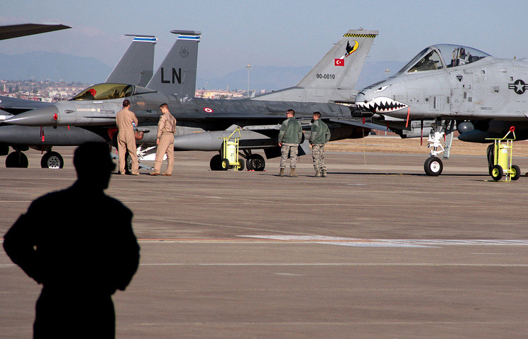 Căn cứ Incirlik (Thổ Nhĩ Kỳ), gần tỉnh Adana và gần biên giới Thổ Nhĩ Kỳ - Syria. Ảnh: AP