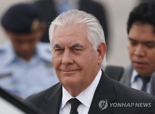 Ngoại trưởng Mỹ Rex Tillerson. Ảnh: Yonhap