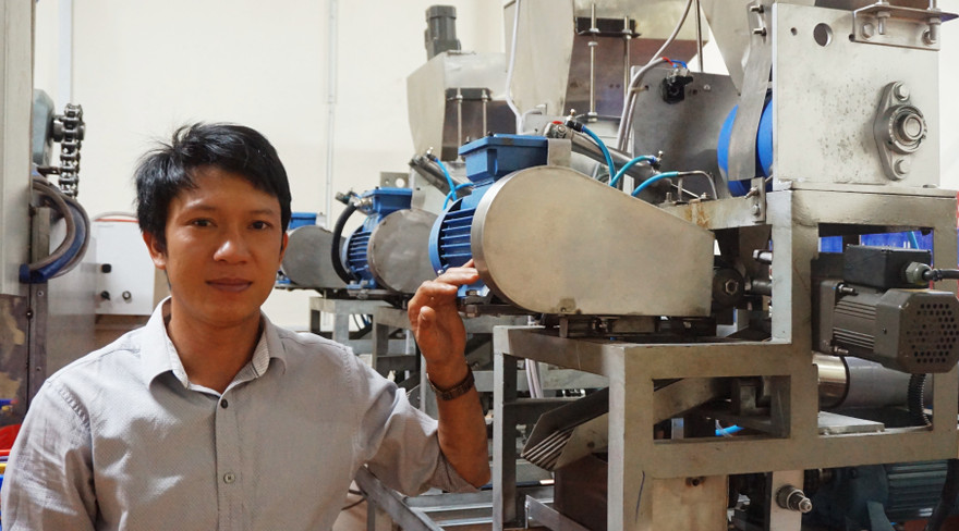 Nhiều lúc dây chuyền chế biến phải ngưng hoạt động vì thiếu nguyên liệu