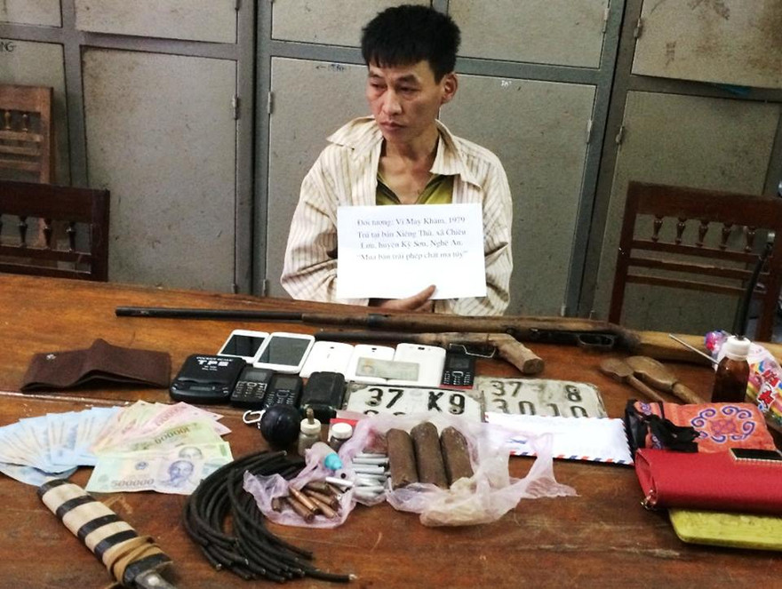 Đối tượng và tang vật tại CQĐT