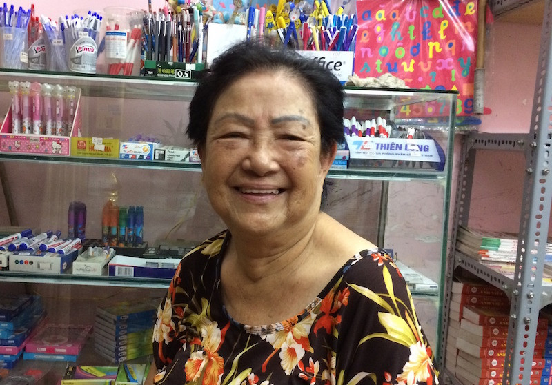 Bà Kha Thi Đàng (Ảnh chụp tối 9/4)