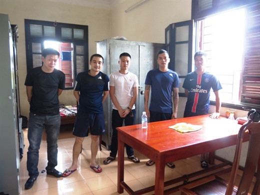  Bước đầu Công an TP Hà Tĩnh bắt giam 5 đối tượng liên quan. 