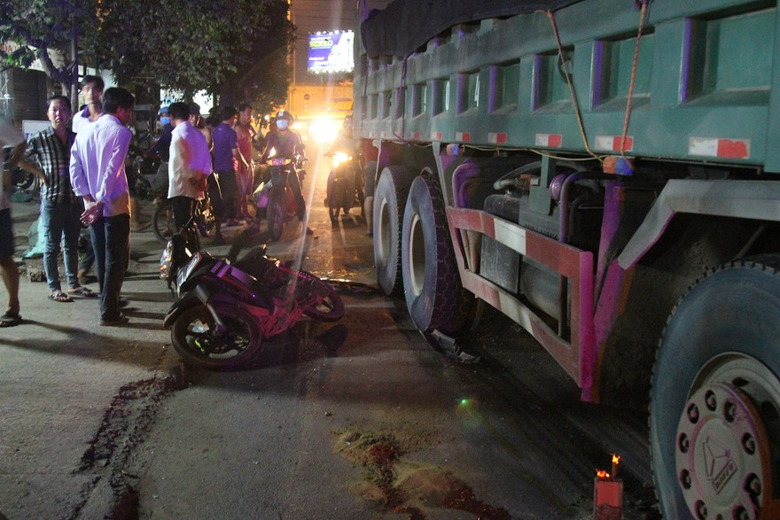 Hiện trường tai nạn.