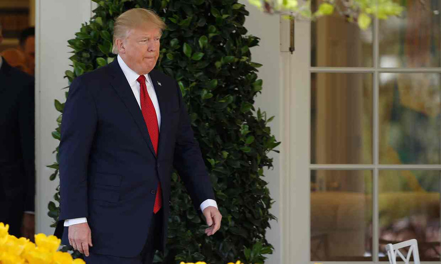 Tổng thống Trump dường như vẫn chưa có một chiến lược cụ thể đối với Syria. Ảnh: Reuters