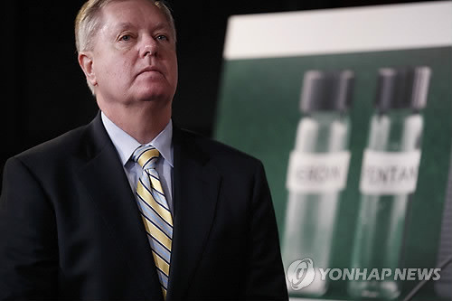 Thượng nghị sĩ Lindsey Graham. Ảnh: Yonhap