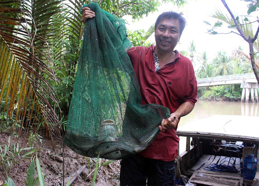 Anh Đạt được xem là "quái ngư" săn cá ngát