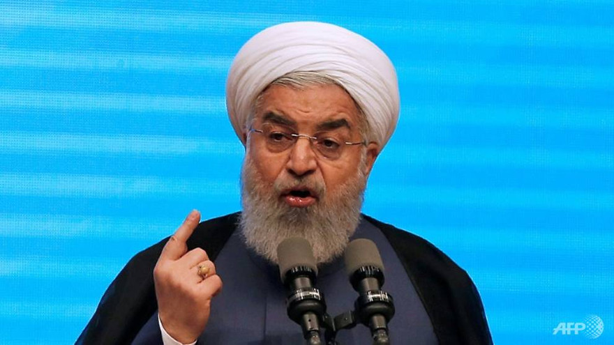 Tổng thống Iran Hassan Rouhani. Ảnh: AFP