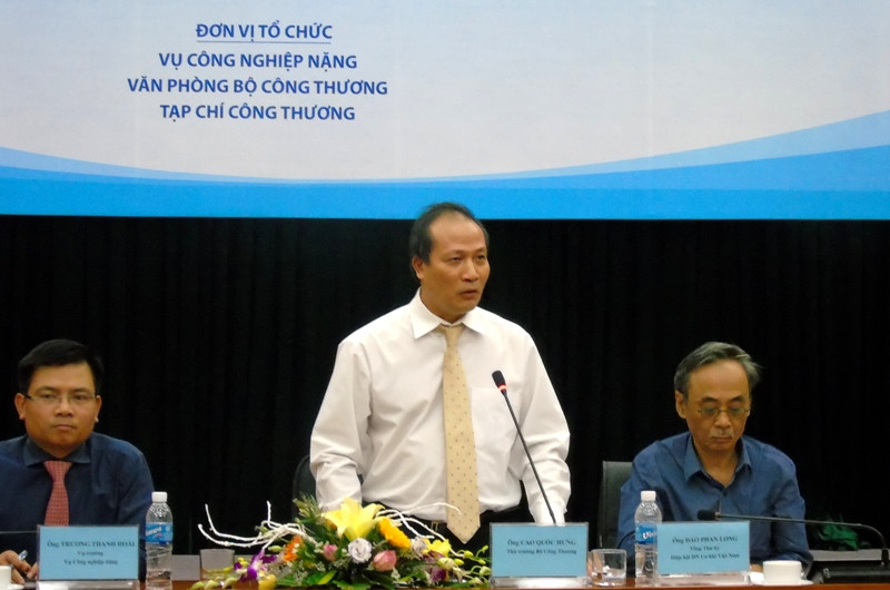 Thứ trưởng Cao Quốc Hưng chủ trì cuộc hội thảo. Ảnh: MĐ