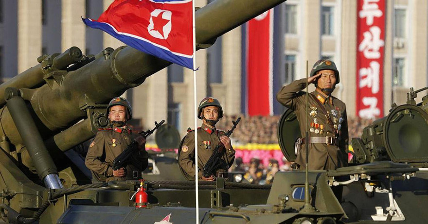 Hình ảnh một cuộc diễu binh của quân đội Triều Tiên. Ảnh: Getty