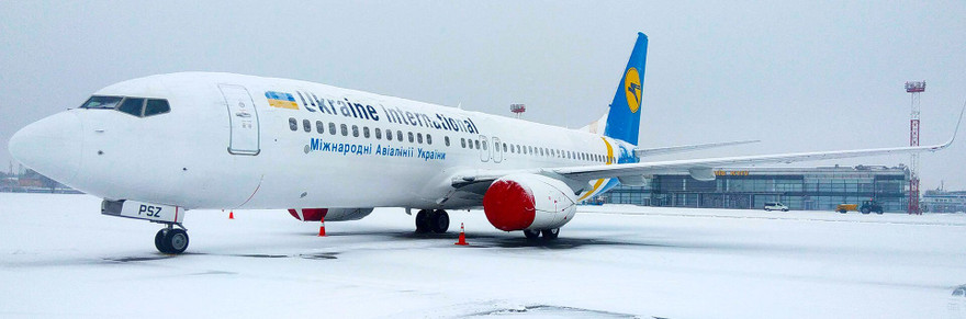 Một chiếc Boeing 737 của Ukraine International Airlines. Ảnh minh họa.