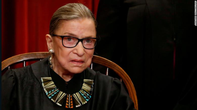 Thẩm phán Ruth Bader Ginsburg. Ảnh: Reuters