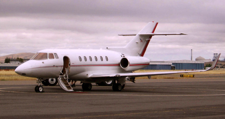 Máy bay Hawker 800. Ảnh: Jetset