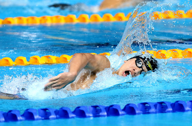 Kình ngư trẻ Việt Nam tạo 'mưa vàng' tại giải bơi Đông Nam Á