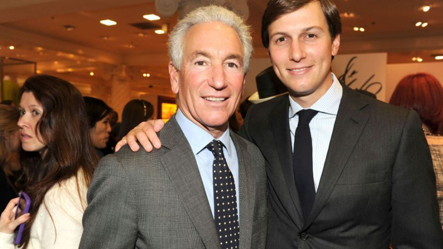Jared Kushner - con rể kiêm cố vấn của Tổng thống Trump và cha ruột - ông Charles Kushner. Ảnh: Getty