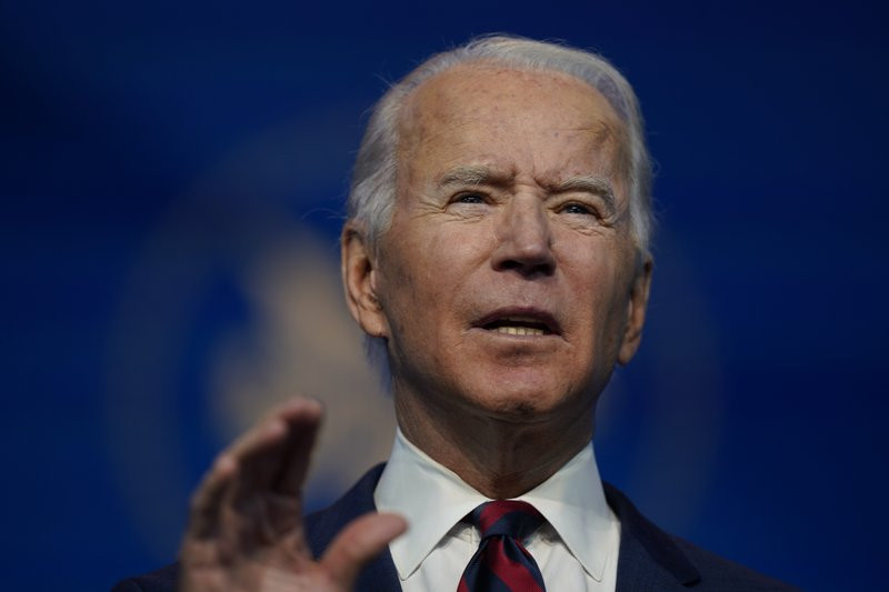 Tổng thống đắc cử Mỹ Joe Biden. Ảnh: AP