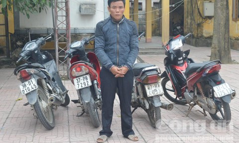 Đối tượng và tang vật tại CQĐT.