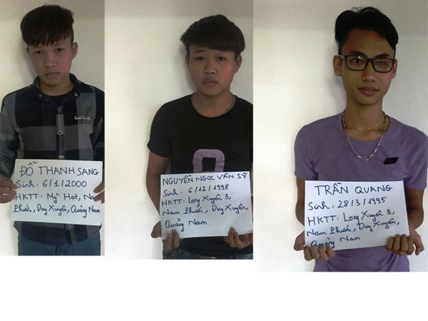 Các đối tượng lừa đảo sa lưới. Ảnh: TQ