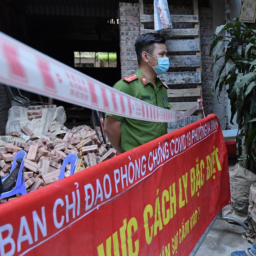 Hà Nội phong toả ngõ 212 Khương Đình có bệnh nhân mắc COVID-19