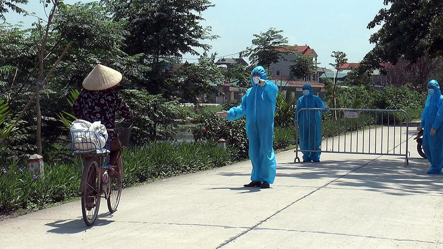 Thêm một khu vực bị phong toả ở huyện Thường Tín sau khi 3 công nhân mắc COVID-19