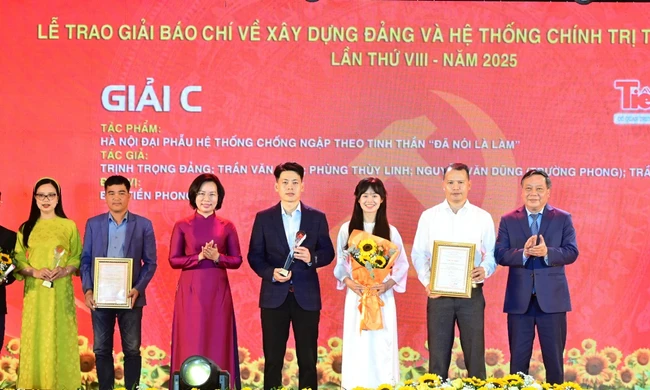 Báo Tiền Phong đoạt Giải C, Giải báo chí về xây dựng Đảng và hệ thống chính trị thành phố Hà Nội