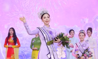 Phùng Thị Huyền My đăng quang 'Hoa hậu Di sản Áo dài Việt Nam toàn cầu 2026'