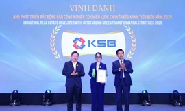 KSB được vinh danh Giải thưởng 'vì tương lai xanh' 2025'
