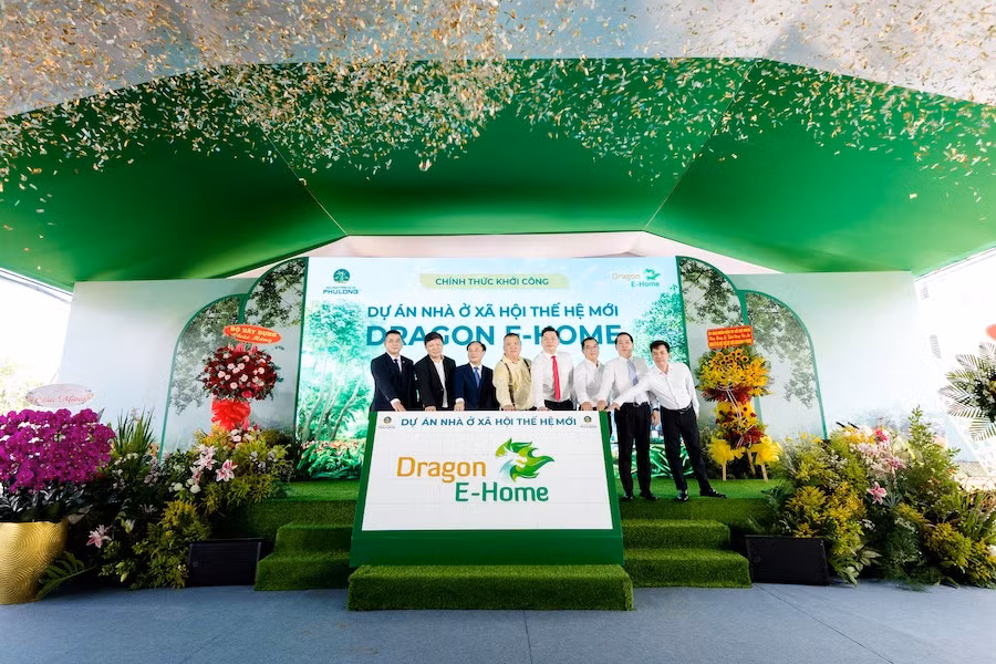 Phú Long khởi công Dragon E-Home: Khởi nguồn cuộc sống nhà ở xã hội thế hệ mới tại khu Đông TP.HCM