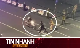 TIN NHANH: Tình hình sức khoẻ của đại úy CSCĐ bị 2 đối tượng đâm xe sau buổi hợp luyện A80