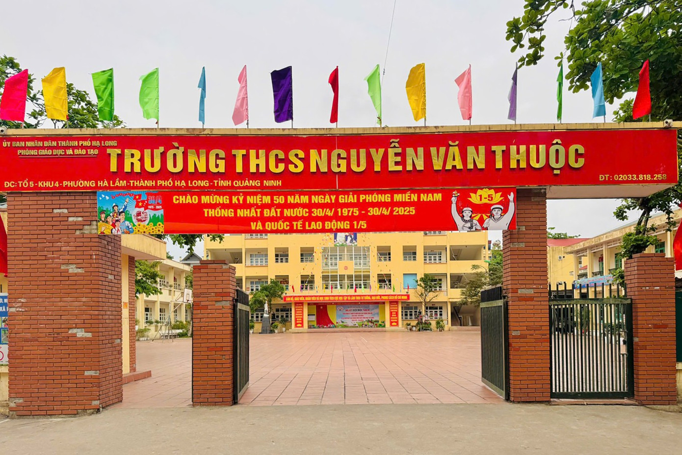 Școala secundară Nguyen Van Thuoc (secția Ha Lam, provincia Quang Ninh) unde a avut loc incidentul. 743.jpg