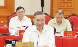 Tổng Bí thư Tô Lâm phát biểu (Ảnh: Thống Nhất/TTXVN)