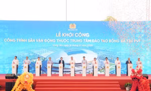 Tổng bí thư Tô Lâm dự lễ khởi công xây dựng Sân vận động PVF, nơi đủ điều kiện đăng cai các trận World Cup