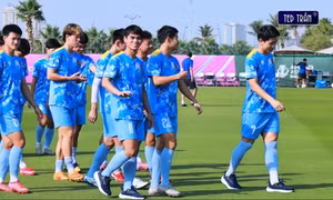 U23 Việt Nam bắt đầu quá trình chuẩn bị cho trận bán kết bằng buổi tập siêu đặc biệt