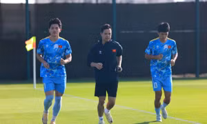 U23 Việt Nam gây lo lắng, khi Đình Bắc và Văn Thuận phải tập riêng