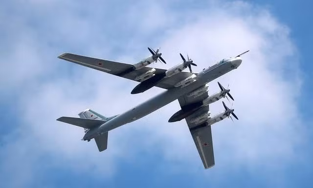 Máy bay ném bom chiến lược Tu-95 rơi ở vùng Viễn Đông Nga