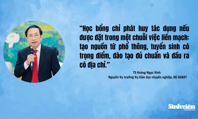 Học bổng phải đi cùng một chuỗi việc
