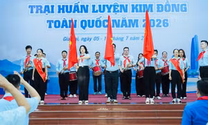 Hàng trăm cán bộ phụ trách Đội tham gia huấn luyện toàn quốc