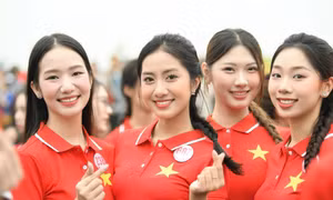 Hoa hậu Hà Trúc Linh cùng các Á hậu gửi niềm tin, kỳ vọng tới Đại hội Đoàn toàn quốc XIII