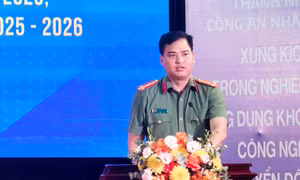Thượng tá Đồng Đức Vũ được chỉ định giữ chức Trưởng ban Ban Thanh niên Công an nhân dân