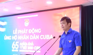 Trung ương Đoàn phát động tuổi trẻ Việt Nam chung tay ủng hộ nhân dân Cuba