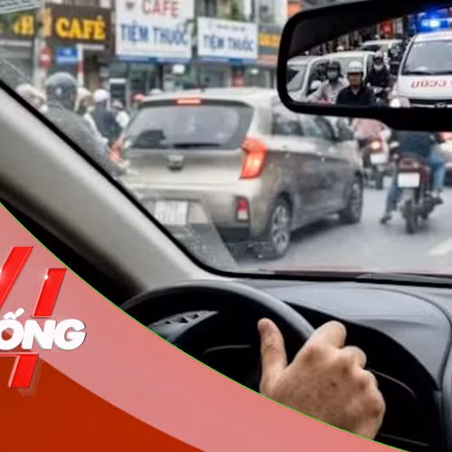NHỊP SỐNG 24: Nghe còi xe cấp cứu phía sau, làm gì để không bị phạt và không cản đường cứu người?