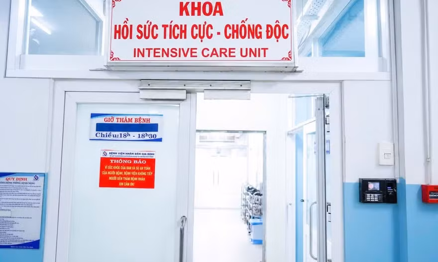 Khoa Hồi sức tích cực - Chống độc Bệnh viện Nhân dân Gia Định. Ảnh: BVCC.