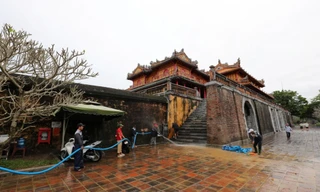 Bộ Văn hóa chỉ đạo khắc phục sự cố sập tường Hoàng thành Huế