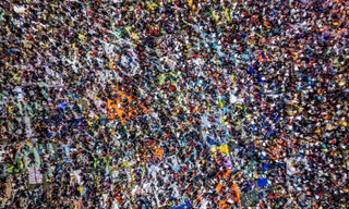 Giải bài toán biển người đi lễ hội 