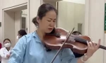 Hàng triệu người xem nữ bệnh nhân chơi đàn ở Bệnh viện Bạch Mai