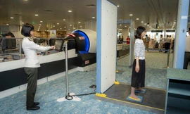 Hệ thống soi chiếu thông minh, kiểm tra an ninh chỉ vài giây ở sân bay Nội Bài